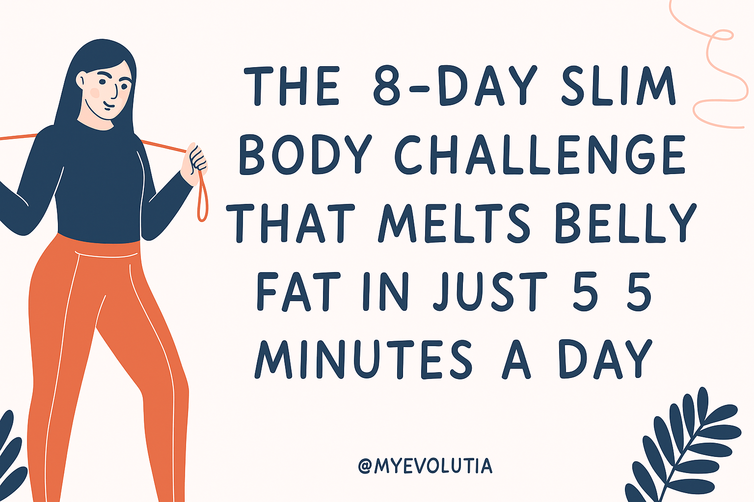 The 8-Day Slim Body Challenge That Melts Belly Fat in Just 5 Minutes a Day